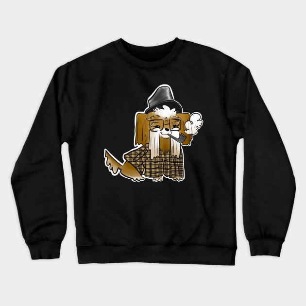 Grandpa Shih Tzu Crewneck Sweatshirt by SubtleSplit